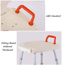 LSLS Sgabello da doccia per anziani Sicurezza Antiscivolo Sedi Doccia Sgabello in Lega di Alluminio Sicuro e Confortevole Handicap Accessibile Bagno Sgabello doccia sedia