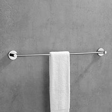 GRIFEMA IBIZA-G30101 Porta Salviette Singolo (60cm), Portasciugamani da bagno, Ottone/Argento