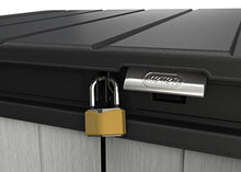 Keter Porta Attrezzi da Esterno Elite Store in Duotech con Pavimento Incluso, 140 x 82 x 124 cm