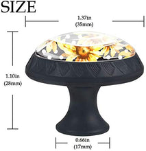 Corna di cervo dell'acquerello con fiori uccelli Pomelli per Porta Set di 4 Pomelli per Mobili Manopole per Cassetti Cucina Armadio Vetro