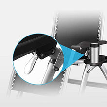 Generic Brands Comoda Sedia Zero Gravity Sedia a Dondolo Lazy Couch, Zero Gravity con Cuscino Traspirante Pieghevole Pausa Pranzo Letto per pisolino Balcone Schienale per Il Tempo Libero Cool Chair