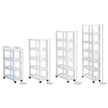 Cassettiera Armadietto Governo di immagazzinaggio cassetto da camera, bagno alti ripiani Gabinetto Tallboy Armadio magazzino Unità camere da letto a casa ufficio ( Color : White , Size : 18X45X64cm )