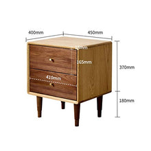 GXT WGZ- Comodino Camera Locker, Camera da Letto Comodino, Soggiorno Locker, Living Room Divano Fianco del Mobile (Color : Walnut Color)