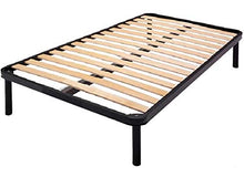 DOLCI SOGNI Rete A DOGHE 120x200 Letto Piazza E Mezzo con Barra Centrale Completa di Piedi da 35 CM