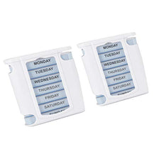 VIFERR Scatola Porta medicinali 2 Set Contenitore settimanale Portatile da 28 Griglie per compresse per Viaggi a casa