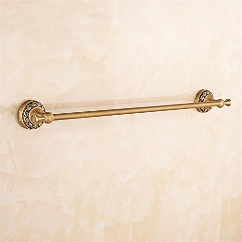 MBYW portasciugamani Moderno Antico portasciugamani in Rame Acciaio Inox Singola Asta portasciugamani Accessori Bagno portasciugamani cremagliera da Cucina in Bronzo da 60cm