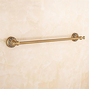 MBYW portasciugamani Moderno Antico portasciugamani in Rame Acciaio Inox Singola Asta portasciugamani Accessori Bagno portasciugamani cremagliera da Cucina in Bronzo da 60cm