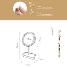 Makeup mirror Specchio per Il Trucco Specchio per Il Trucco in Legno con Luce Diurna a LED con Lampada Specchio da Trucco da Tavolo per Desktop Specchio da Trucco Portatile USB Ricaricabile
