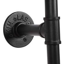 Zerone - Scaffale da Parete in Stile Industriale, Stile Industriale, Stile Industriale, retrò, per Tubi d'Acqua, scaffalature Fai da Te