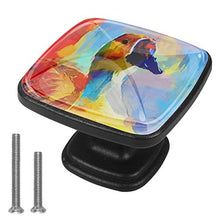 Animale uccello anatra 4 PCS Pomelli per Porta, Pomolo per Mobile, Pomelli per Mobili con Viti, Maniglia per Armadietto, Pomelli per Porta, Pomelli per Cassetti per Porta, Armadio, Cassetto e Credenza