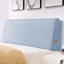 Cushion pillowXF Xufei Letto Cuscino Soft Pack Tessuto Indietro Grande Letto Matrimoniale Cappuccio Cuscino Letto Schienale smontabile Spugna ad Alta densità di Stampa Cotone 8 Colori Opzionale