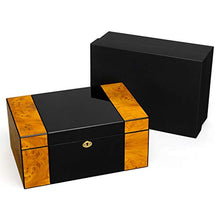 Cigar Box, Legno di Cedro Cigar Box Humidor Cigar Cabinet Grande capacità Cigar Box può Contenere 150 Alta qualità (Size : 37x24x16.5cm)