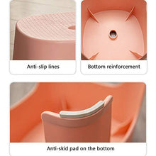 household products Sgabello in plastica addensata, Sgabello per Bambini da Bagno per Uso Domestico, Sgabello per Cambio Scarpe Antiscivolo, Adatto per Soggiorno, Bagno, WC