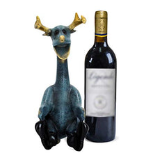 LHQ-HQ Bottiglia di Vino Wine Rack Rack Domestici creativi Wine Rack Resina Deer Bottle Holder Ornamento Soggiorno Wine Rack Craft Ornamenti