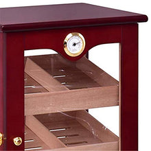 Armadio per sigari Humidor, Armadio per sigari Humidor per esposizione con umidificatori Igrometro, che fornisce spazio per conservare e visualizzare i sigari - per ufficio, camera da letto, soggiorno