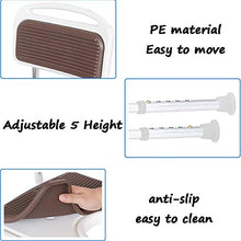Sgabello da bagno Doccia / vasca da bagno Sgabelli lega di alluminio doccia Sedile Sgabello for / disabili Anti-Slip Anziani Mats doccia sedia regolabile in altezza con schienale 5 Bagno Sedile Heavy