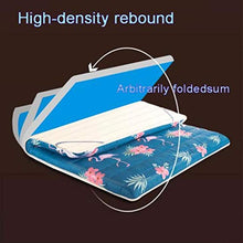 YOLL Pieghevole Futon Materasso Matrimoniale Singolo da Terra Tatami stuoie, Portatile Trapuntato Stile Giapponese Futon Rilievo di Materasso Tatami Materassino/C / 90 * 200cm