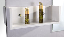 GRAFICA MA.RO SRL Mobile ARREDO Bagno Modello White Lion 150 CM ARREDOBAGNO SOSPESO RUBINETTERIA LAVABO Bianco Neve, Rubinett. e Due Lavabo Inclusi