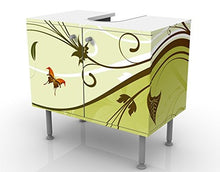 Apalis Design Vanity SummerTime 60 x 55 x 35 cm, Piccolo, Largo 60 cm, Regolabile, lavandino, lavabo, Rubinetto per lavabo da Bagno, Armadio, unità di Base, Bagno, Narrow, Flat