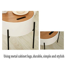 GXT WGZ- Comodino Camera Locker, Camera da Letto Comodino, Soggiorno Locker, Living Room Divano Fianco del Mobile (Color : White)