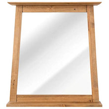 Mobile Sottolavabo con Specchio,Set Mobili per il Bagno in Legno Massello di Pino Riciclato,Mobile Sottolavabo con Ampio Scomparto,Stile vintage,Facile da assemblare
