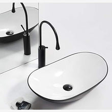 LTINN Lingotto in Stile Europeo, bancone da appoggio Artistico, Contenitore in Ceramica per lavandino del Bagno con lavabo a Mano