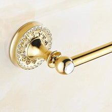 ZLININ Y-longhair Portasciugamani Retro Bagno Ottone Singolo Pole Asciugamano Bar Accessori Bagno 62 * 9 cm