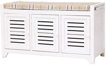 YANG Imbottiti poggiapiedi 2 Livello Wooden Shoe Storage Rack Petto Camera Change Scarpe Panca for spogliatoi Dressing Table Sgabello ottomano Carico 250kg 90X34X50CM (Color : B)