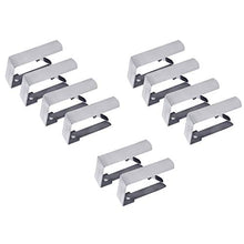 all-around24 - Fermatovaglia da tavolo, in acciaio INOX, per tavolo da tavolo, 10 pezzi