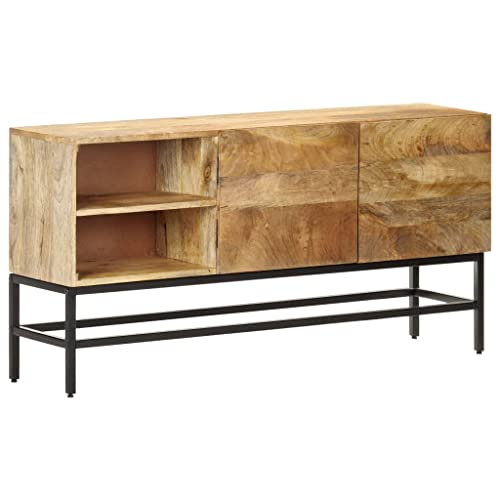 vidaXL Credenza 120x30x60 cm in Legno Massello di Mango