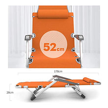 tayer Lettino Prendisole Sdraio Pieghevole con Cuscino, Giardino Pieghevole, per Giardino Patio Esterno sedie a Sdraio Letto reclinabile Caricamento Fino a 200 kg (Nero)