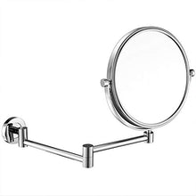 specchio trucco,specchio trucco,Specchio per il trucco pieghevole a scomparsa da 6 pollici 5 volte, specchio per il trucco creativo di bellezza da bagno cromato