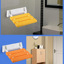 YIONGA CAIJINJIN Sedili per Doccia a Parete per Bagno Relax Sgabello Sedili da Bagno Sgabello Plastica Sedia Pieghevole in plastica Bagno Mobili Sedia Sgabello (Color : Blue)