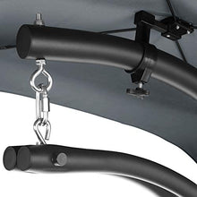 TecTake 800699 Sdraio Sospesa, Parasole Protezione Raggi UV, Sagomatura Ergonomica, Materassino Imbottito e Cuscino Poggiatesta - Disponibile in Diversi Colori (Grigio | No. 403545)