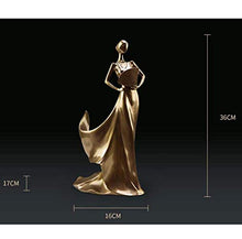 Semplicità Elegante Artigianato in Resina Arredamento per la Casa Creativo Soggiorno Bar Beauty Portabottiglie in Bronzo 16 * 17 * 36Cm Bello Ed Elegante, HJJ