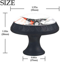Design per videogiochi per bambini in stile retrò Gamepad Console Entertainment Pomelli per Porta Set di 4 Pomelli per Mobili Manopole per Cassetti Cucina Armadio Vetro