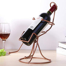 LHQ-HQ Wine Rack vitivinicolo europeo vendemmia umana cremagliera del vino in ferro battuto cremagliera decorazione cremagliera del vino in ferro battuto, singola bottiglia di vino controsoffitto supp