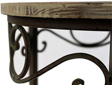 DanDiBo Sgabello Fiori Malaga 11135 Porta Fiori 64 cm Colonna Fiori Tavolinetto-Comodino Rotondo
