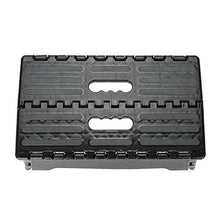 Filfeel Sgabello Pieghevole con Alzata, scaletta Portatile per armadi da Cucina per Bagno in Gravidanza per Anziani (38 x 21,5 x 13/14,9 x 8,5 x 5,1 Pollici) - Nero