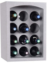 Talous Portabottiglie BuonVino 35x29,5x50 cm - scaffale di polistirolo per bottiglie - impilabile - per 12 bottiglie