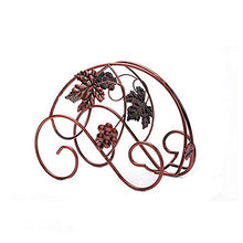 BLMDX Portabottiglie vino vino porta bottiglia casa vino rack in ferro battuto vino rack bronzo