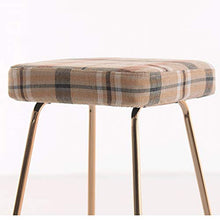 LF- Bar Stool Creativo in Ferro battuto Bar Stool Bar Stool di Legno Solido Sgabello Alto Retro Stool Bar Stool semplicità (Color : A)