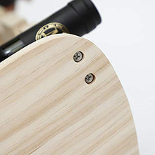 Portabottiglie in legno autoportante, multi griglia per vino, organizer facile da mettere, robusto portabottiglie perfetto per cucina marrone-4