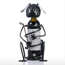 SILOLA Creativo Ferro battuto Cane Golf portabottiglie Artigianato in Metallo casa Soggiorno Tavolo armadietto del Vino Decorazione Arredamento