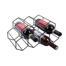 Vino Wine Rack bagagli Holder 7 Bottle Holder Wine Rack Tribuna del risparmiatore dello spazio Protector controsoffitto libero basamento del Wine Rack