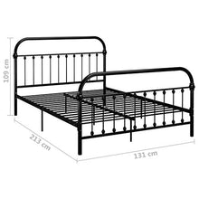 SKM Giroletto Nero in Metallo 120x200 cm (21.6kg)