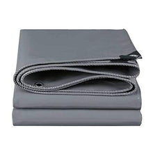 MHBGX Teloni, Telone Impermeabile Grigio 0,5 Mm Spessore 580 G Panno Antipioggia All'Aperto Grande Camion Auto Tela Linoleum Tela Oxford Panno Protezione Solare,un,4 M * 10 M