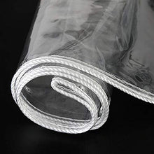GGYMEI Telo Impermeabile Esterno, Telone Impermeabile Trasparente con Occhiello Compresse in Plastica Antistrappo Facilmente Ripiegabili for Rivestimento di Mobili da Esterno