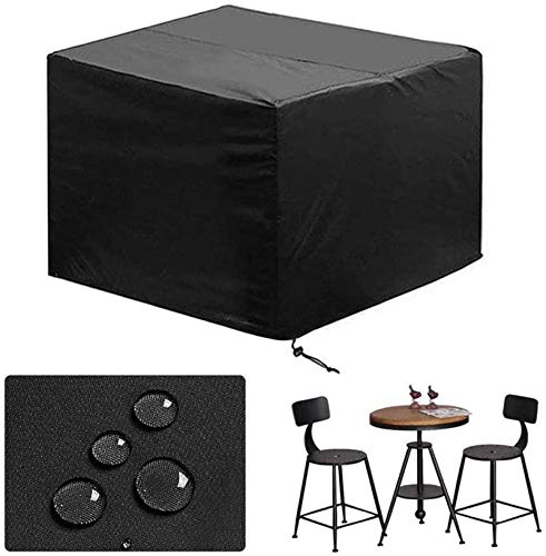 N / A mobili in Rattan coperture mobili da Giardino Giardino Giardino Coperto Copertura Impermeabile parapolvere mobili da Giardino mobili da Giardino (Colore, Nero, Dimensione, 160x130x90c.