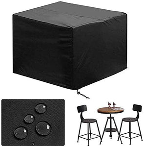 N / A mobili in Rattan coperture mobili da Giardino Giardino Giardino Coperto Copertura Impermeabile parapolvere mobili da Giardino mobili da Giardino (Colore, Nero, Dimensione, 160x130x90c.
